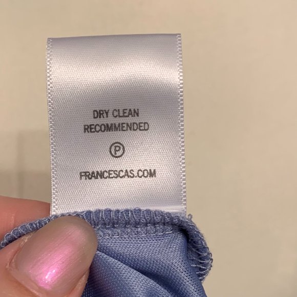 BLUE/NAVY BLUE SIZE SM SLEEVELESS KNEELENGTH DRESS - Picture 8 of 9